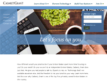 Tablet Screenshot of cadaretgrant.com